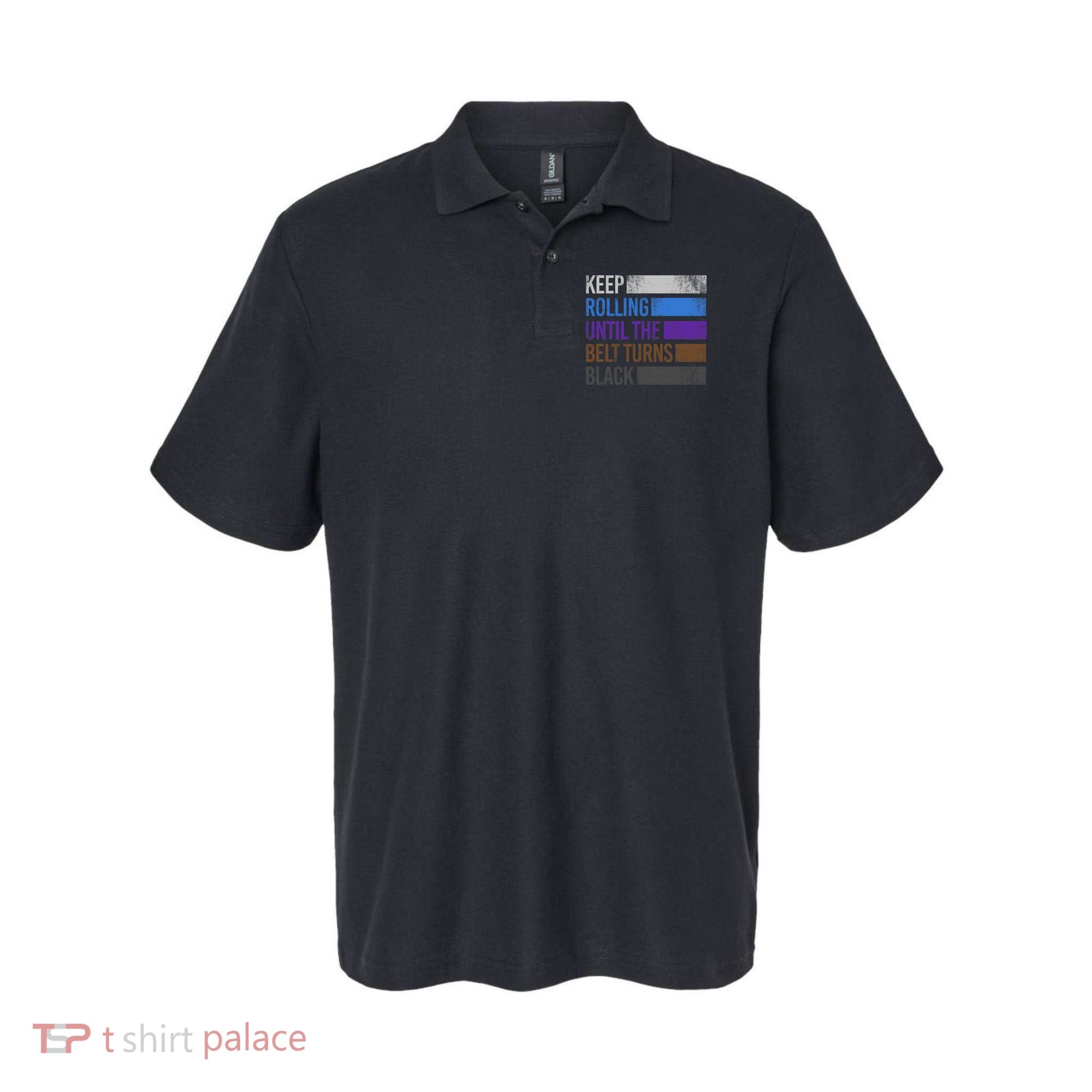 Keep training until the belt turns black Karate Polo