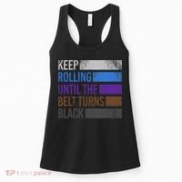 Keep training until the belt turns black Karate Women's Tank Top thumb 0
