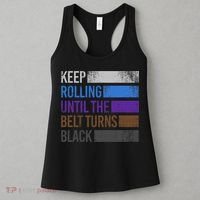 Keep training until the belt turns black Karate Women's Tank Top thumb 3