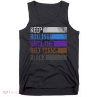 Keep training until the belt turns black Karate Tank Top thumb 0
