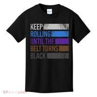 Keep training until the belt turns black Karate Kids T-Shirt thumb 0