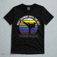 Keep Training Until The Belt Turns Black Karate T-Shirt thumb 5