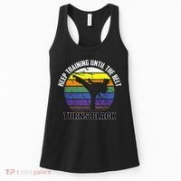Keep Training Until The Belt Turns Black Karate Women's Tank Top thumb 0