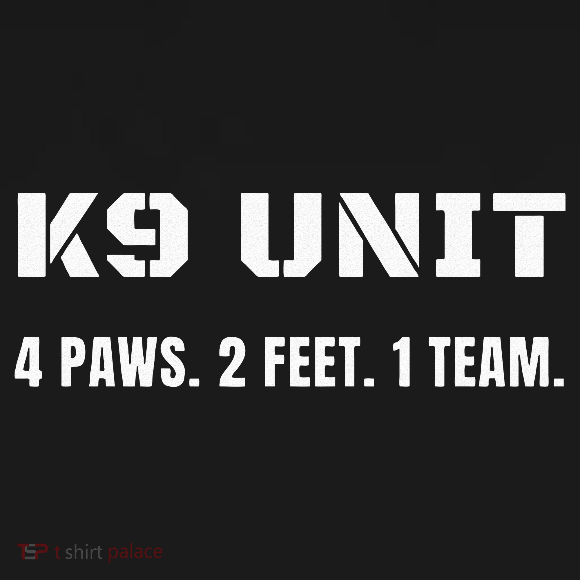 K9 Unit 4 Paws 2 Feet 1 Team K9 Officer Police Dog Handler Mousepad