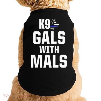 K9 Unit Belgian Malinois PD Gals Mals Police Trainer Doggie Tank