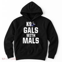 K9 Unit Belgian Malinois PD Gals Mals Police Trainer Hoodie thumb 0