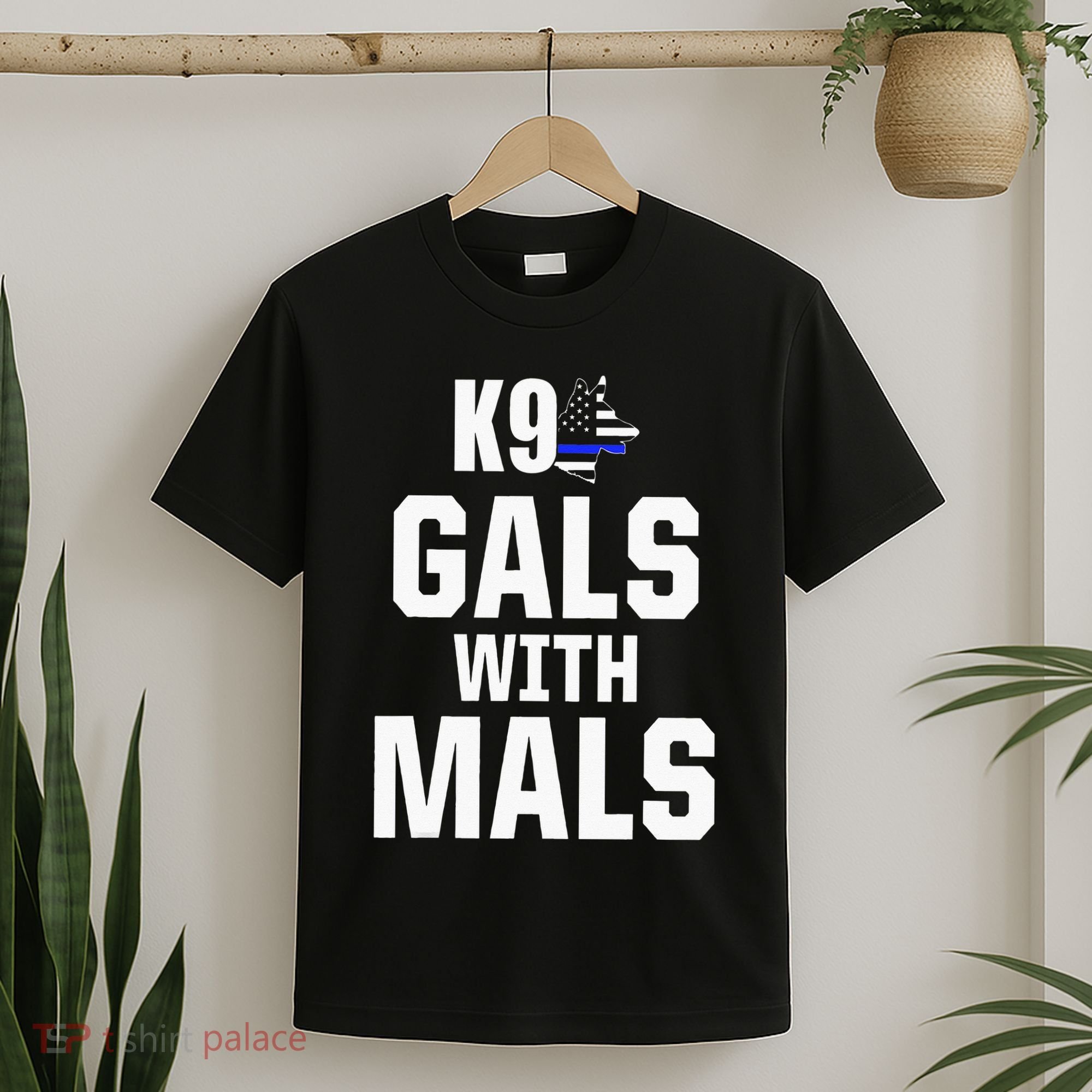 K9 Unit Belgian Malinois PD Gals Mals Police Trainer T-Shirt