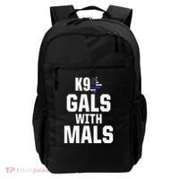 K9 Unit Belgian Malinois PD Gals Mals Police Trainer Backpack thumb 0
