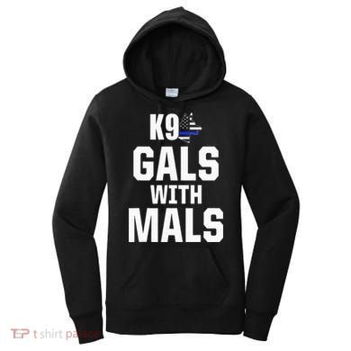 K9 Unit Belgian Malinois PD Gals Mals Police Trainer Women's Hoodie