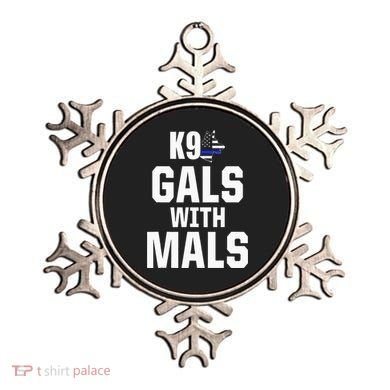 K9 Unit Belgian Malinois PD Gals Mals Police Trainer Ornament