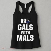 K9 Unit Belgian Malinois PD Gals Mals Police Trainer Women's Tank Top thumb 3