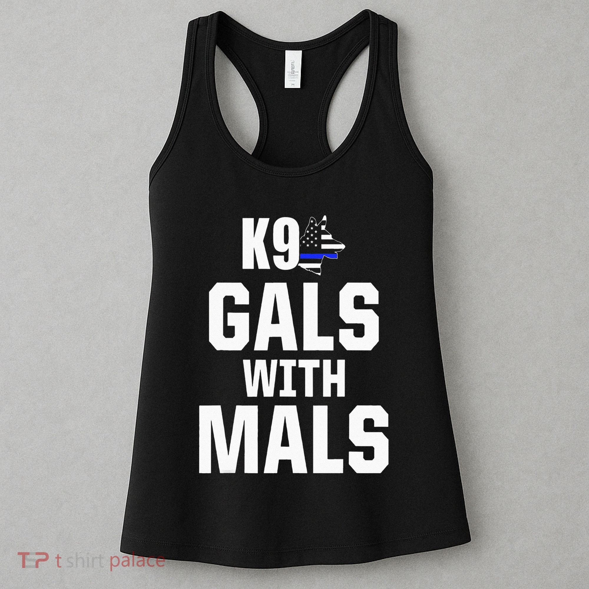 K9 Unit Belgian Malinois PD Gals Mals Police Trainer Women's Tank Top