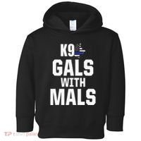 K9 Unit Belgian Malinois PD Gals Mals Police Trainer Toddler Hoodie thumb 0