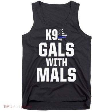 K9 Unit Belgian Malinois PD Gals Mals Police Trainer Tank Top