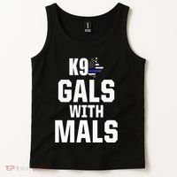 K9 Unit Belgian Malinois PD Gals Mals Police Trainer Tank Top thumb 2