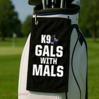 K9 Unit Belgian Malinois PD Gals Mals Police Trainer Golf Towel thumb 2