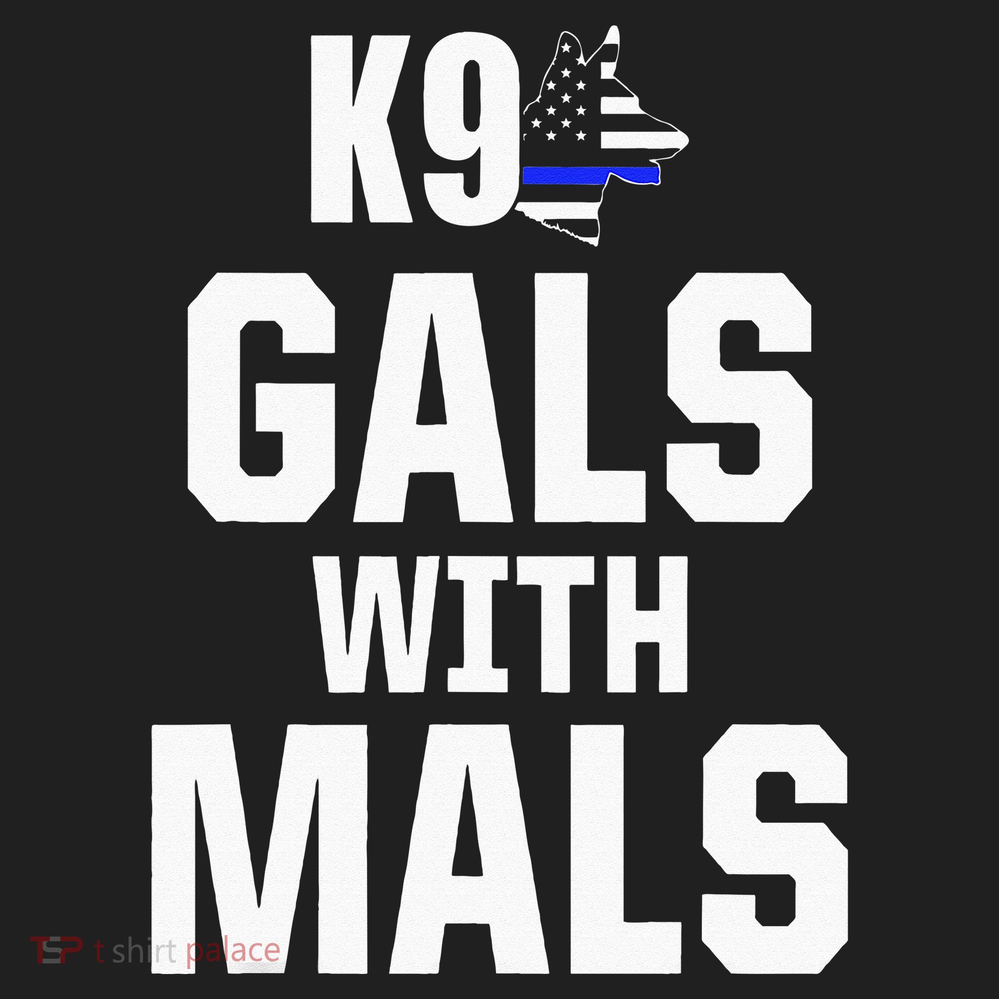 K9 Unit Belgian Malinois PD Gals Mals Police Trainer Golf Towel