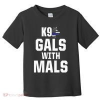 K9 Unit Belgian Malinois PD Gals Mals Police Trainer Toddler T-Shirt thumb 0