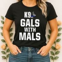 K9 Unit Belgian Malinois PD Gals Mals Police Trainer Women's T-Shirt thumb 2