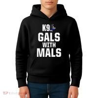K9 Unit Belgian Malinois PD Gals Mals Police Trainer Kids Hoodie thumb 4