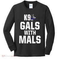 K9 Unit Belgian Malinois PD Gals Mals Police Trainer Kids Long Sleeve Shirt thumb 0