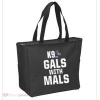K9 Unit Belgian Malinois PD Gals Mals Police Trainer Tote Bag thumb 2