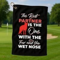 K9 Unit Belgian Malinois Partner Pd Police Trainer Great Gift Golf Towel thumb 1