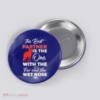 K9 Unit Belgian Malinois Partner Pd Police Trainer Great Gift Button thumb 0