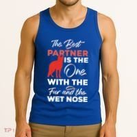 K9 Unit Belgian Malinois Partner Pd Police Trainer Great Gift Tank Top thumb 3