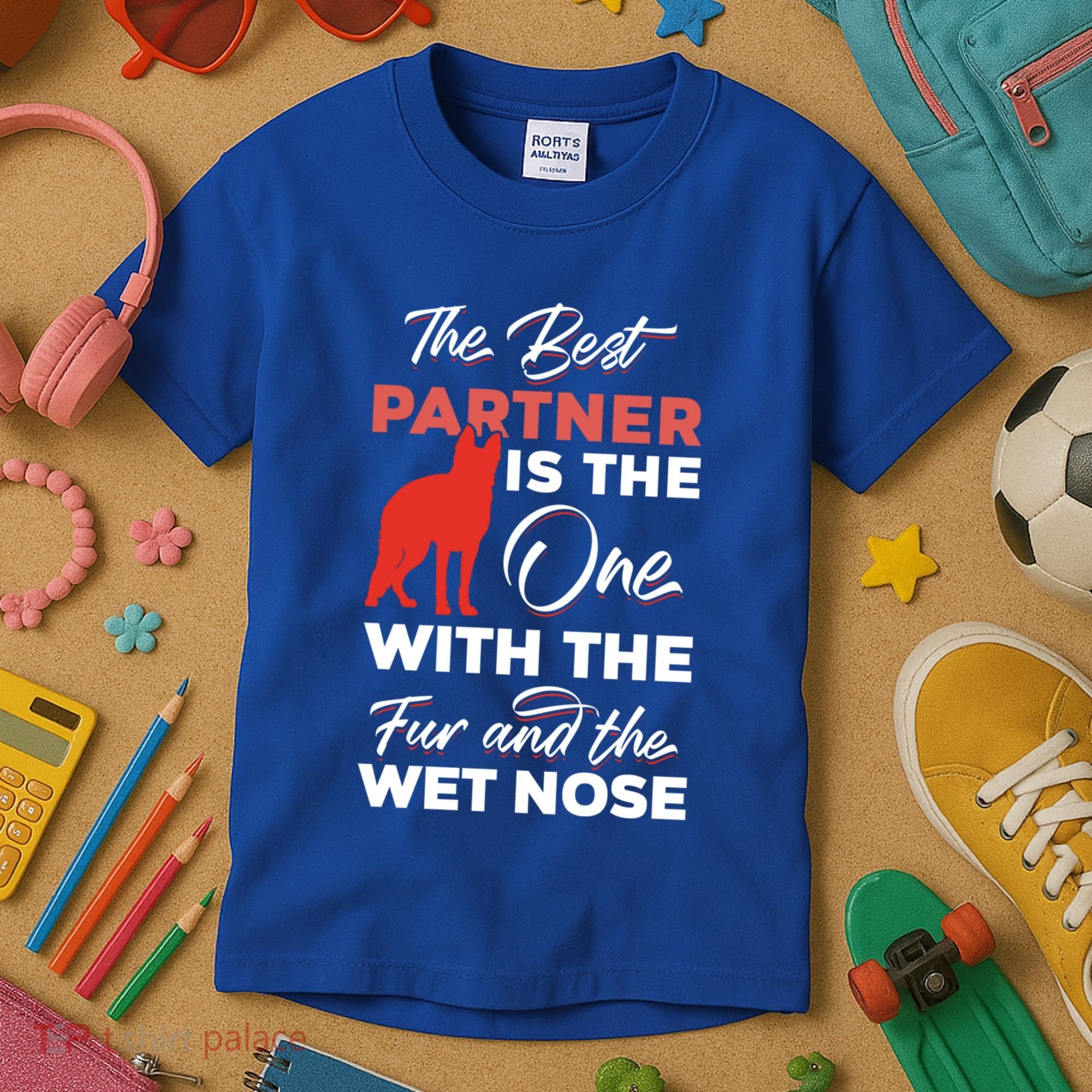 K9 Unit Belgian Malinois Partner Pd Police Trainer Great Gift Kids T-Shirt