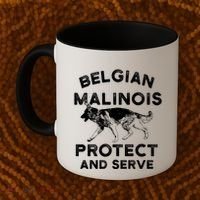 K9 Unit Belgian Malinois Protect Pd Police Trainer Gift Coffee Mug thumb 2