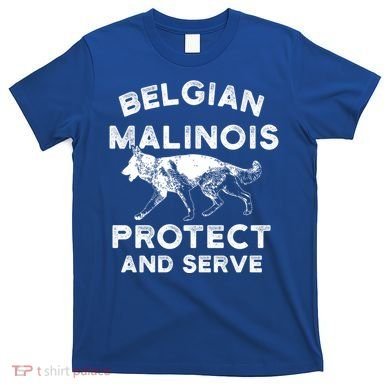 K9 Unit Belgian Malinois Protect Pd Police Trainer Gift T-Shirt