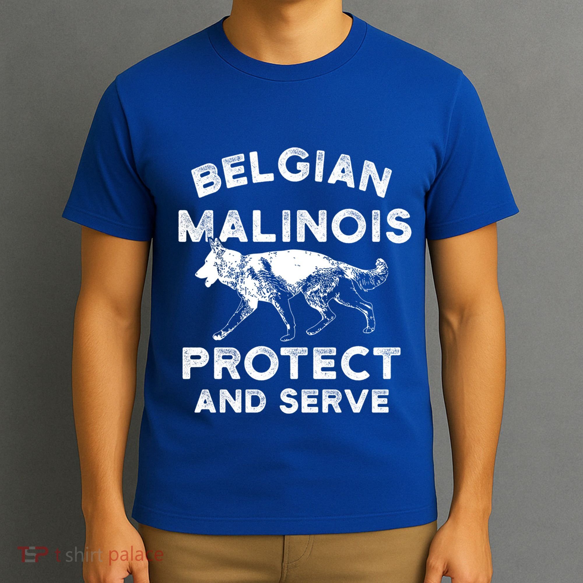 K9 Unit Belgian Malinois Protect Pd Police Trainer Gift T-Shirt