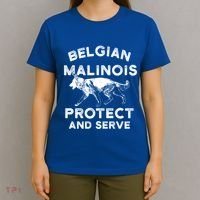 K9 Unit Belgian Malinois Protect Pd Police Trainer Gift T-Shirt thumb 4