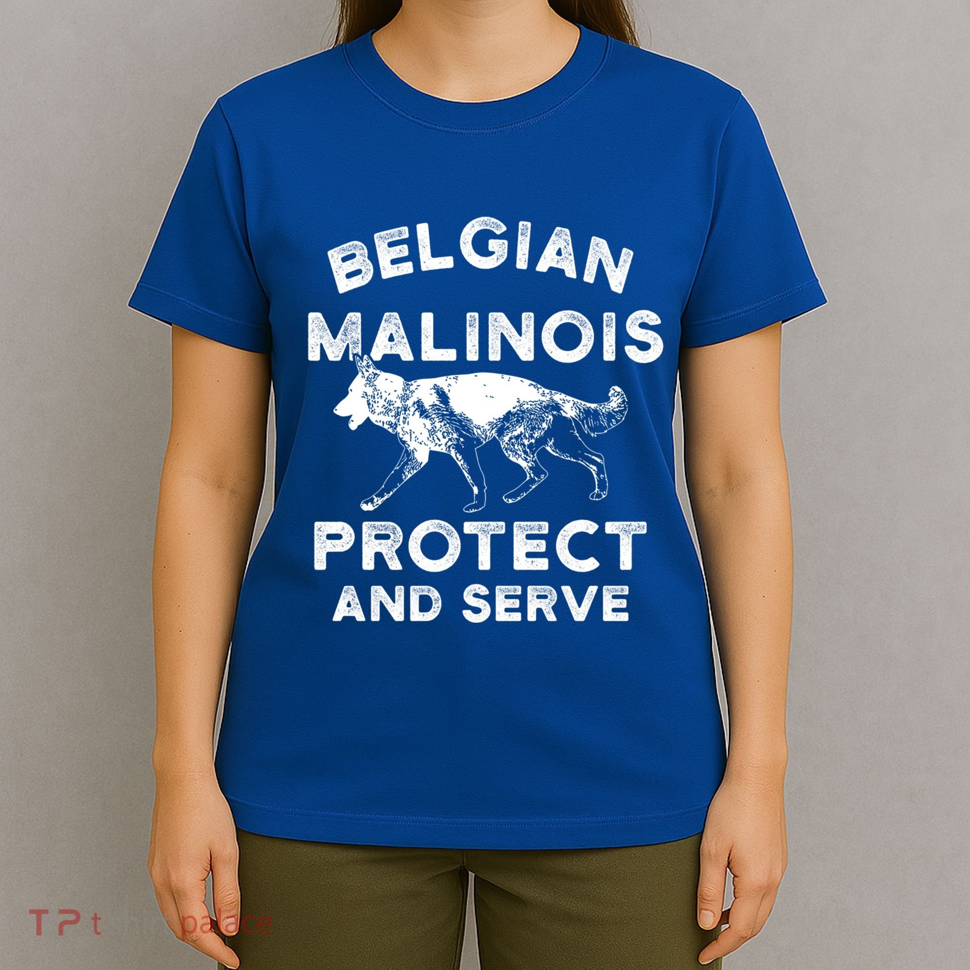 K9 Unit Belgian Malinois Protect Pd Police Trainer Gift T-Shirt