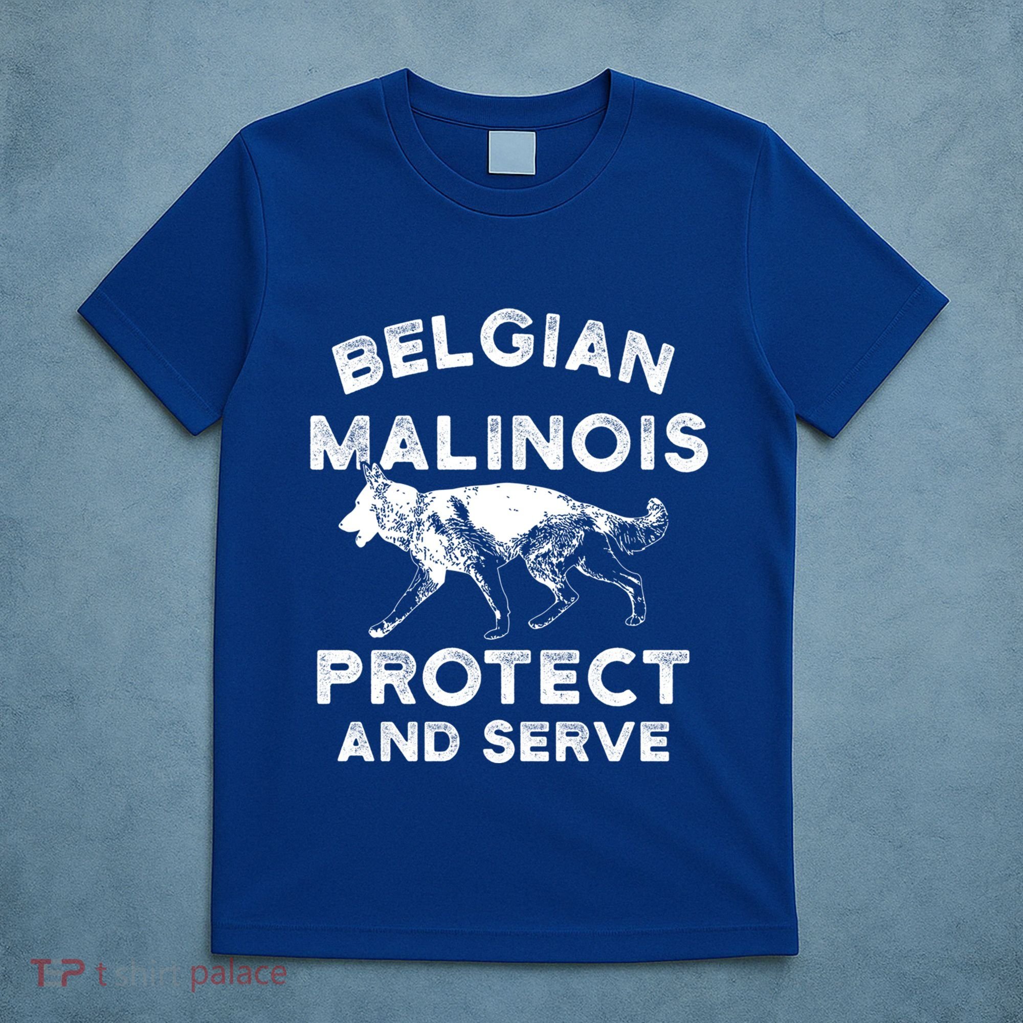 K9 Unit Belgian Malinois Protect Pd Police Trainer Gift T-Shirt