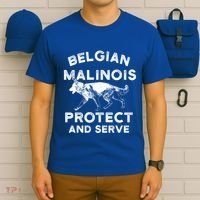 K9 Unit Belgian Malinois Protect Pd Police Trainer Gift T-Shirt thumb 6