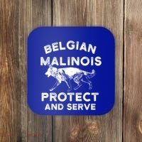 K9 Unit Belgian Malinois Protect Pd Police Trainer Gift Coaster thumb 0