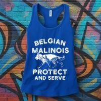 K9 Unit Belgian Malinois Protect Pd Police Trainer Gift Women's Tank Top thumb 3