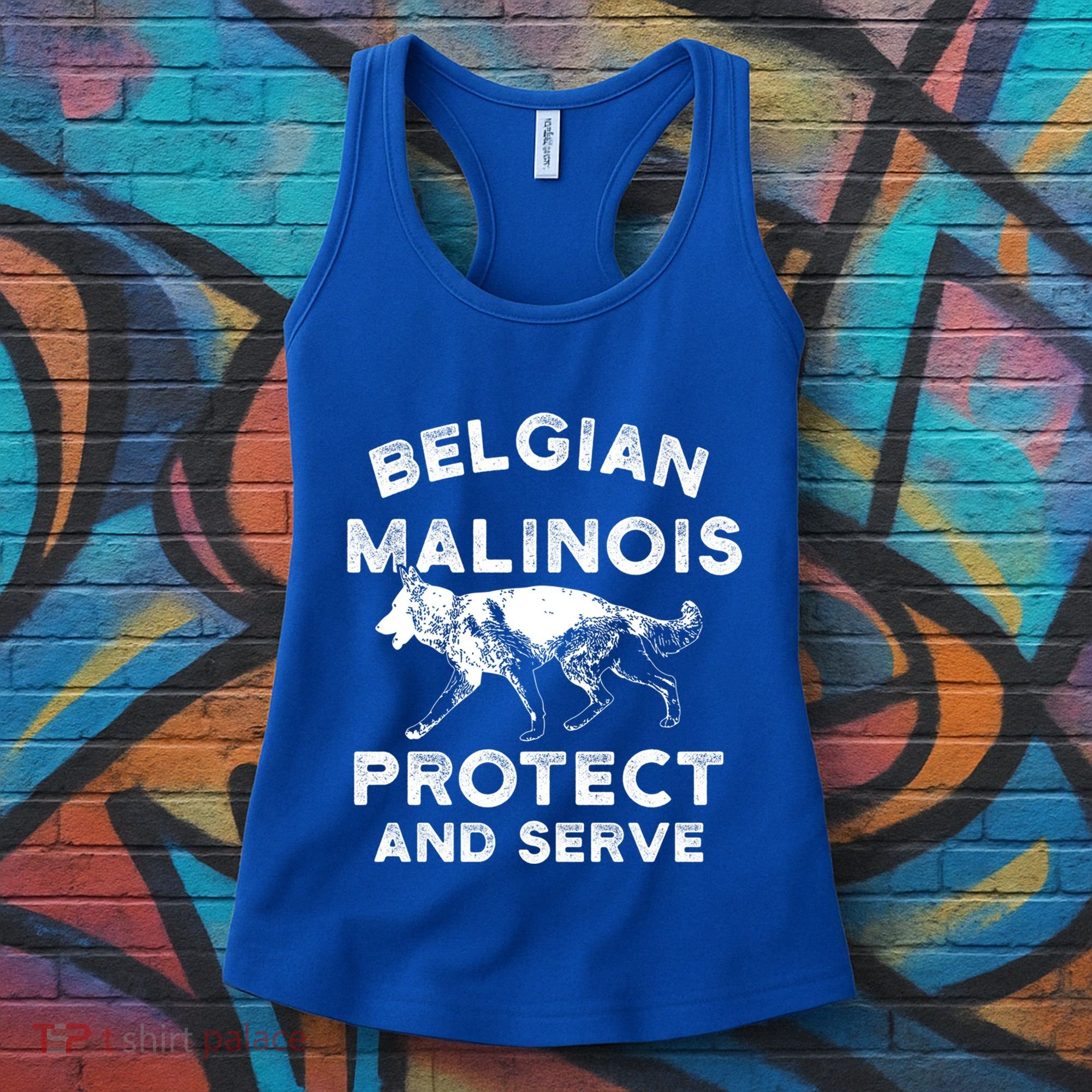 K9 Unit Belgian Malinois Protect Pd Police Trainer Gift Women's Tank Top
