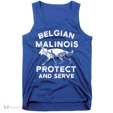 K9 Unit Belgian Malinois Protect Pd Police Trainer Gift Tank Top