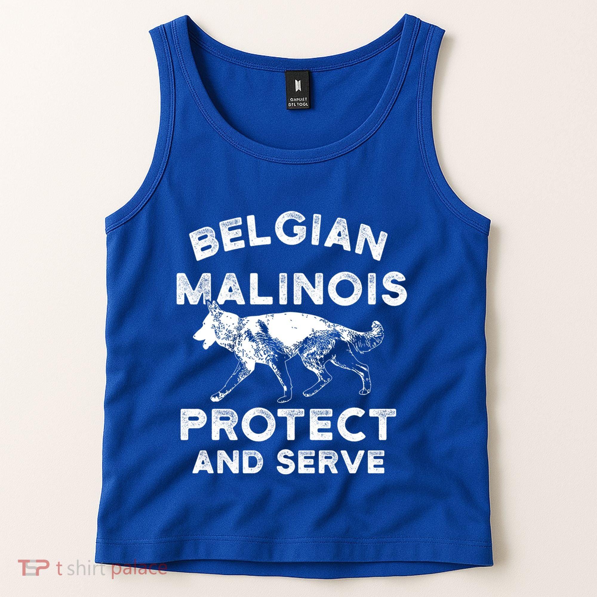 K9 Unit Belgian Malinois Protect Pd Police Trainer Gift Tank Top