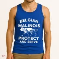 K9 Unit Belgian Malinois Protect Pd Police Trainer Gift Tank Top thumb 3