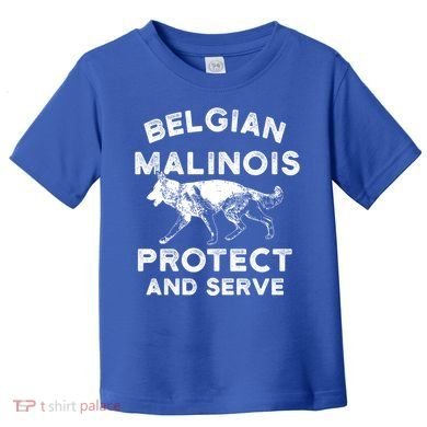K9 Unit Belgian Malinois Protect Pd Police Trainer Gift Toddler T-Shirt
