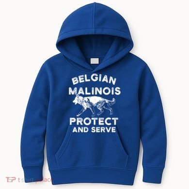 K9 Unit Belgian Malinois Protect Pd Police Trainer Gift Kids Hoodie