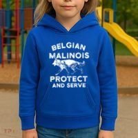 K9 Unit Belgian Malinois Protect Pd Police Trainer Gift Kids Hoodie thumb 3