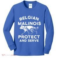 K9 Unit Belgian Malinois Protect Pd Police Trainer Gift Kids Long Sleeve Shirt thumb 0