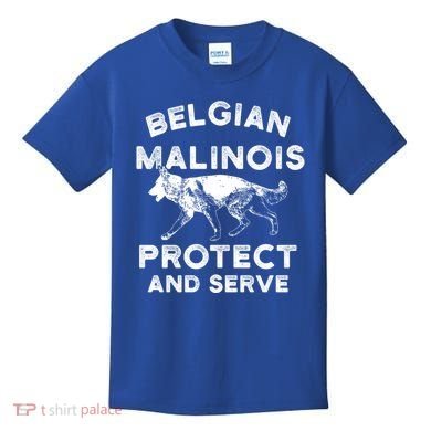 K9 Unit Belgian Malinois Protect Pd Police Trainer Gift Kids T-Shirt