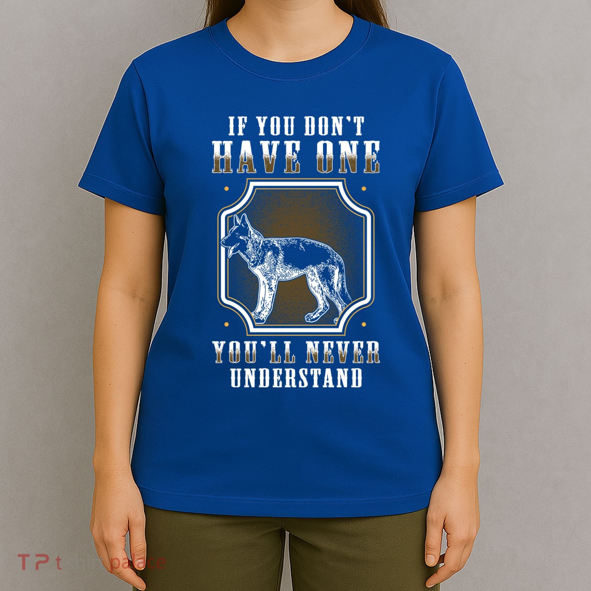 K9 Unit Belgian Malinois Understand Pd Police Trainer Funny Gift T-Shirt