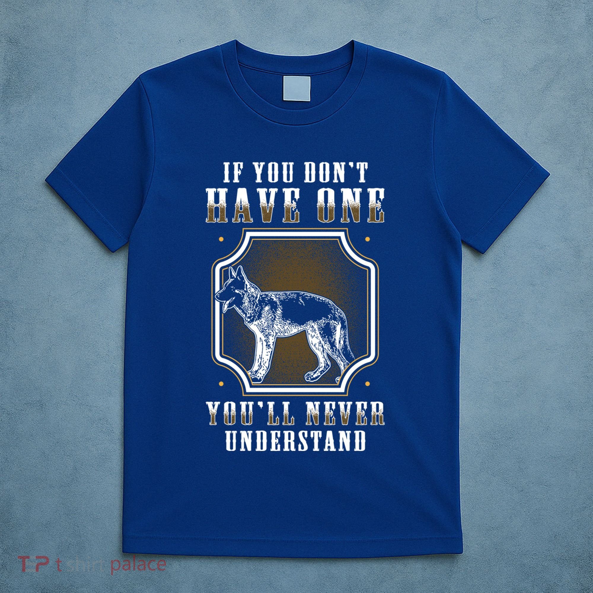 K9 Unit Belgian Malinois Understand Pd Police Trainer Funny Gift T-Shirt